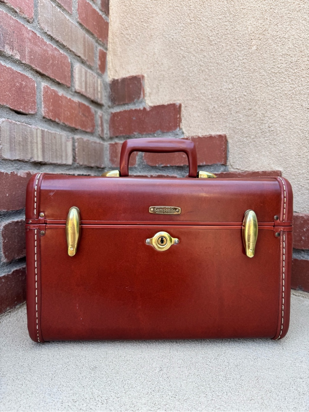VTG Samsonite Shwayder Bros
 Hard Case Train / Case Vanity Luggage